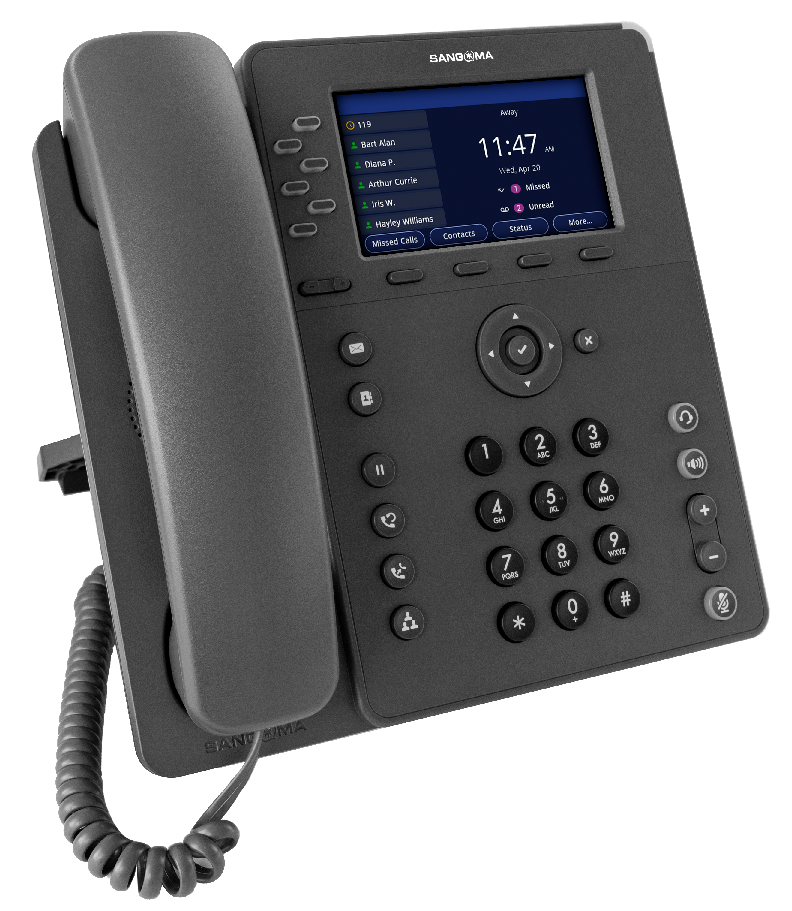 Sangoma P325 von links