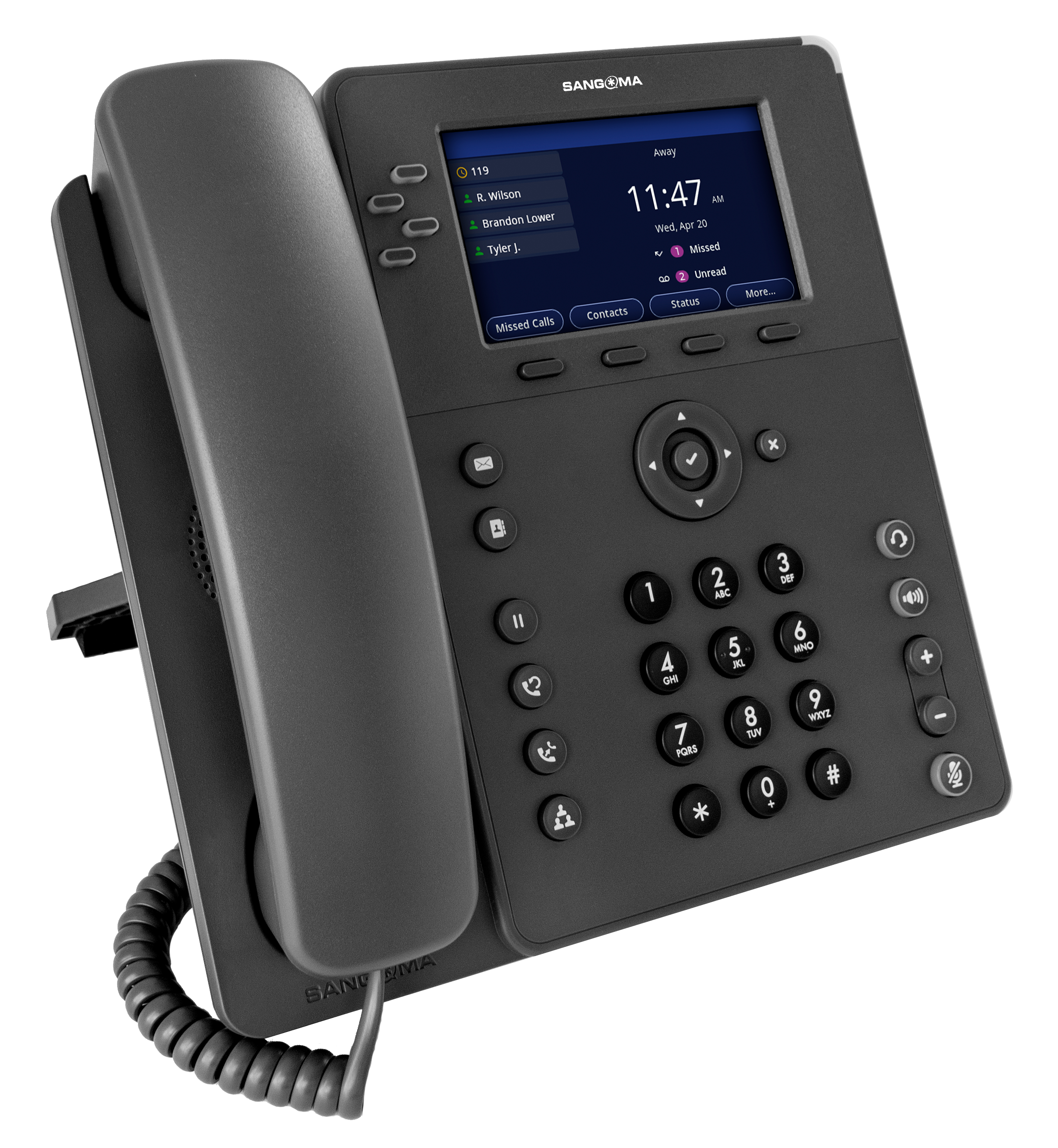 Sangoma P320 von links