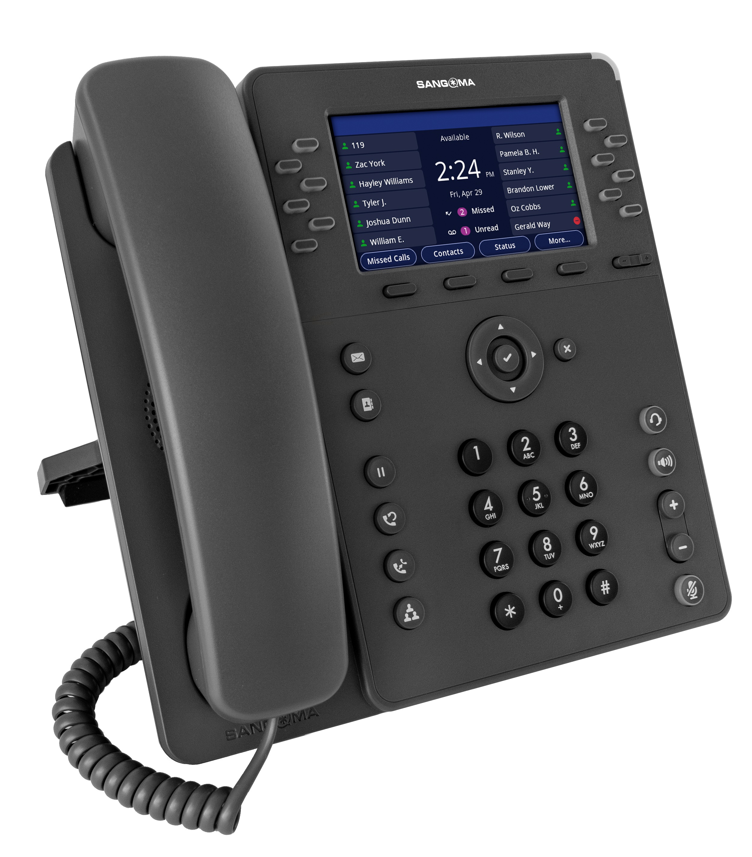 Sangoma P330 von links